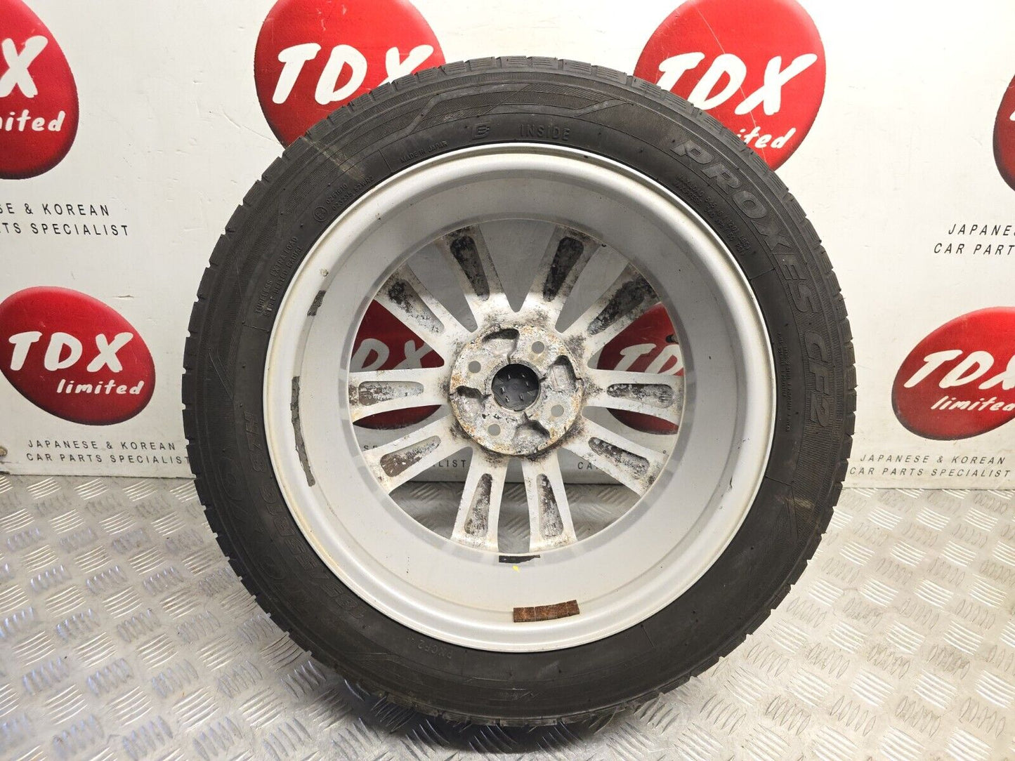 SUZUKI SWIFT MK3 2010-2016 16" INCH ALLOY WHEEL DAMAGED TYRE 185/55/16 SU0036