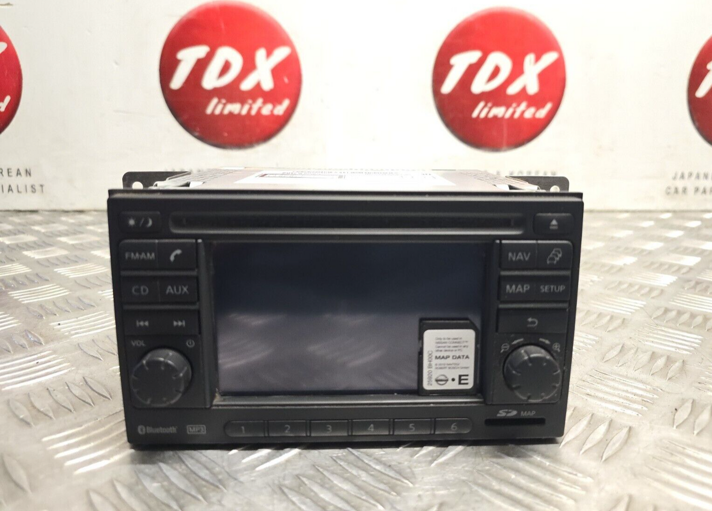 NISSAN NOTE E11 2009-2012 GENUINE SAT NAV MEDIA STEREO HEAD UNIT + SD 25915BH20A