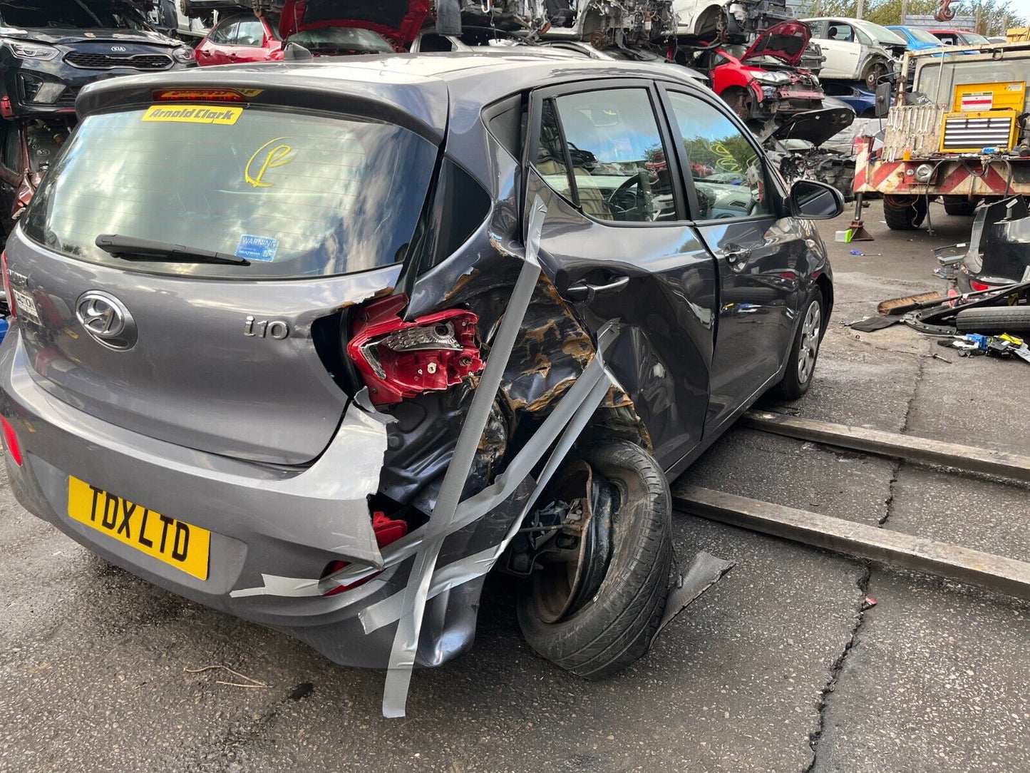 2015 HYUNDAI I10 SE (IA) MK2  1.2 PETROL 5 SPEED MANUAL 5 DOOR FOR PARTS SPARES