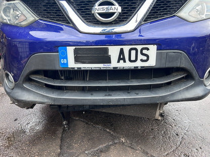 Nissan Qashqai J11 Pre-fl 2014-2017 Complete Front Bumper + Grlle Blue (rbn) - photo 4 of 9
