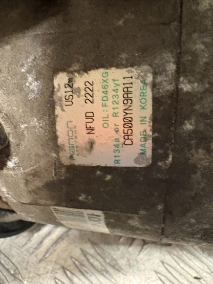 Hyundai ix20 JC MK1 2010-2019 1.6 Petrol Genuine AC Compressor Pump CA500YN9AA11 - photo 8 of 10