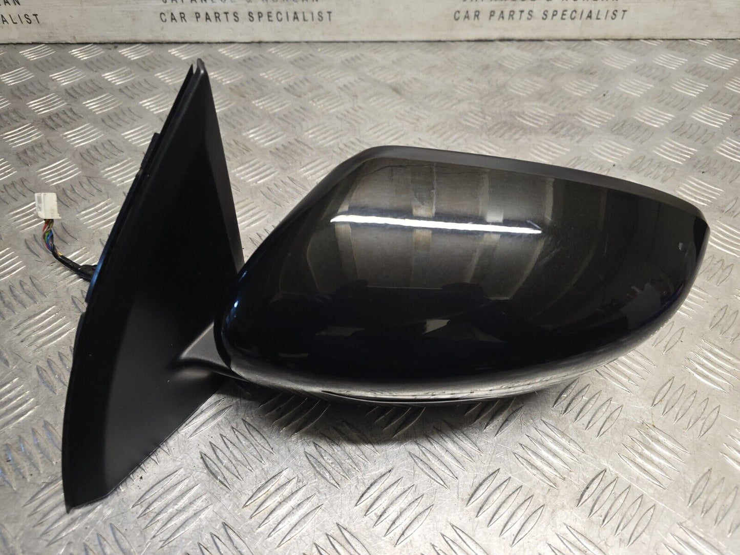 NISSAN QASHQAI J11 2014-2021 GENUINE PASSENGER SIDE POWER FOLD MIRROR Z11 BLACK