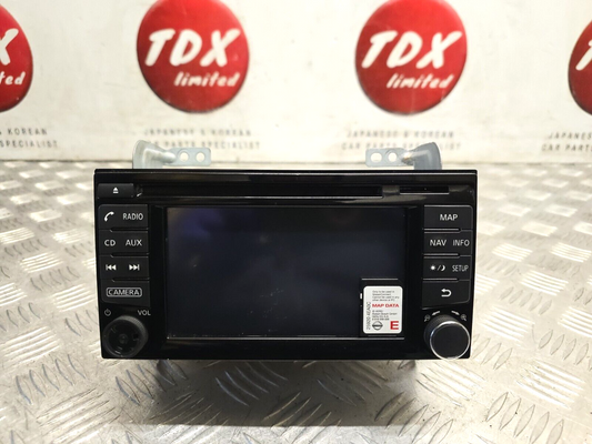 NISSAN JUKE 2014-2019 CAMERA SAT NAV MEDIA STEREO HEAD UNIT SD CARD 25915BV80A