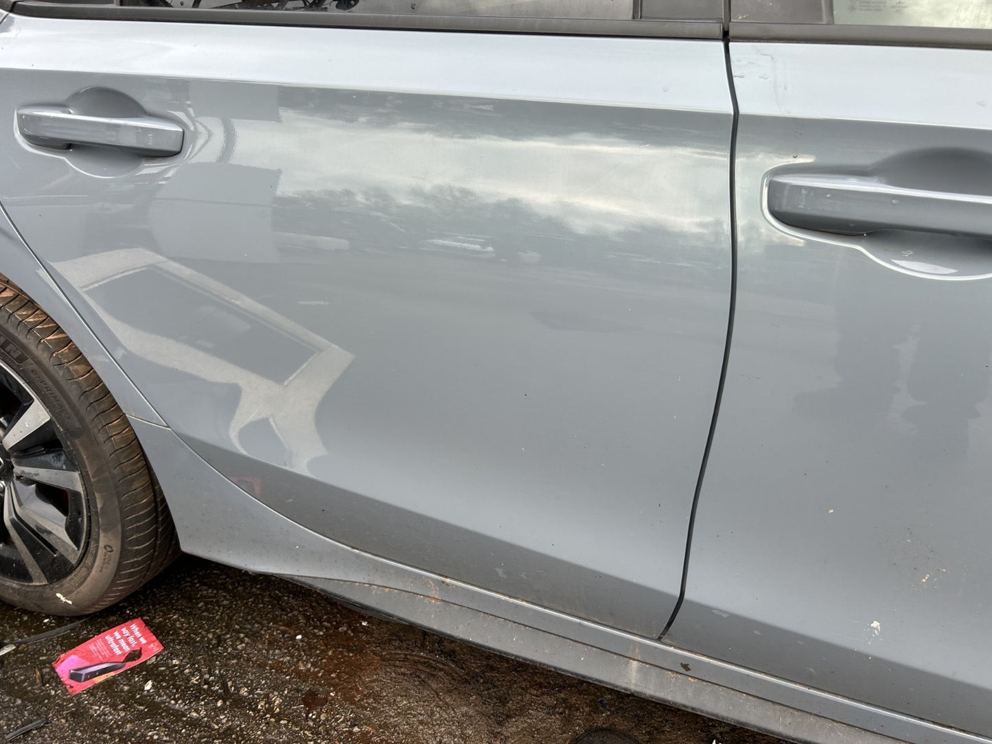 HONDA CIVIC MK11 2022-2025 GENUINE DRIVER SIDE REAR DOOR SHELL SONIC PEARL GREY