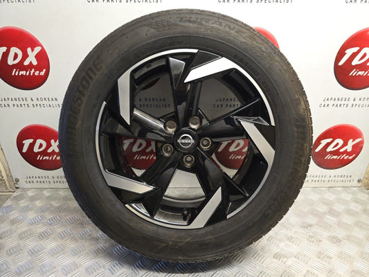 NISSAN JUKE F16 2020-2024 17" INCH DIAMOND CUT ALLOY WHEEL 6.0MM 215/60/17 6PD1A