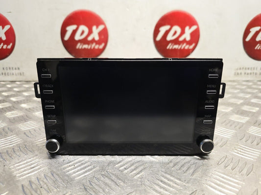 TOYOTA YARIS MK4 2020-2024 GENUINE SAT NAV STEREO MEDIA HEAD UNIT 86140-K0152