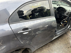 Kia Rio Mk 2012-2017 Hatchback Genuine Driver Side Rear Door Shell Grey Abt - photo 1 of 6