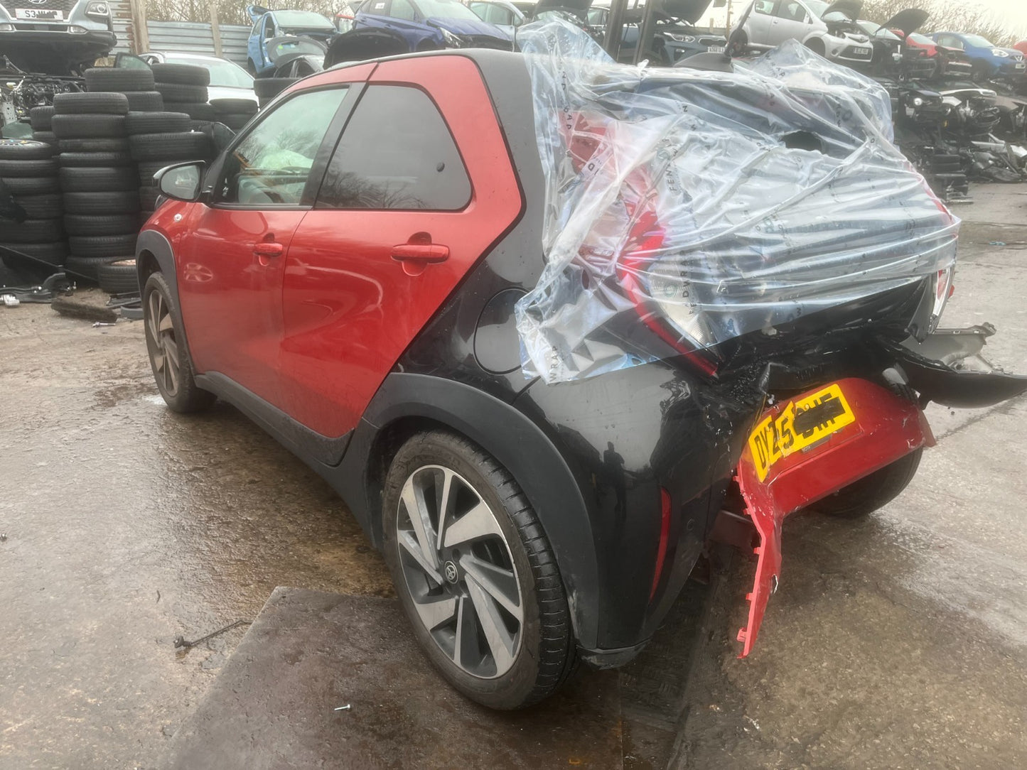 TOYOTA AYGO X 2022-2025 1.0 PETROL MANUAL GENUINE COMPLETE FRONT END 2VH RED