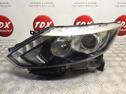 NISSAN QASHQAI J11 2014-2017 GENUINE PASSENGERS FRONT HALOGEN HEADLIGHT LED DRL