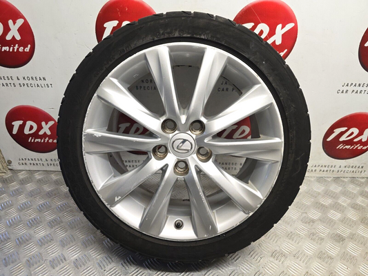 LEXUS IS300H MK3 17" INCH 2014-2020 GENUINE ALLOY WHEEL 3.89MM TREAD 225/45/17