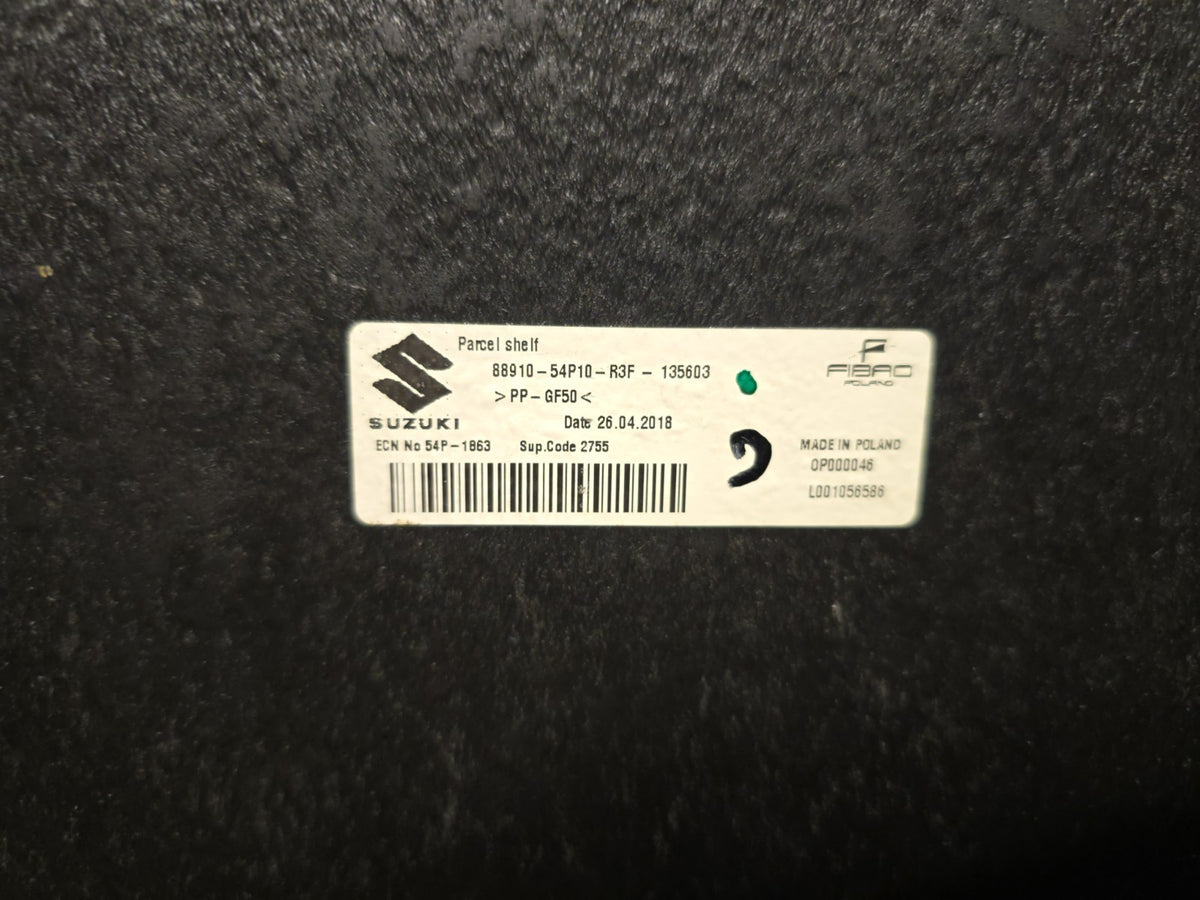 Suzuki Vitara LY MK4 2015-2018 Genuine Parcel Shelf 88910-54P10-R3F-135603 - photo 15 of 17