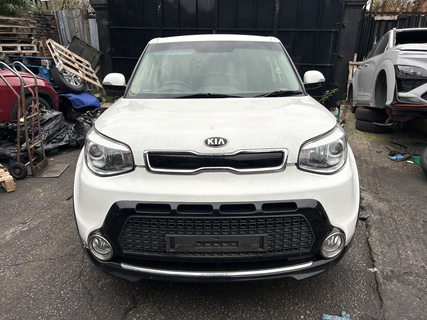 2017 KIA SOUL URBAN 1.6 DIESEL 6SPEED MANUAL WHITE VEHICLE FOR BREAKING AND PARTS