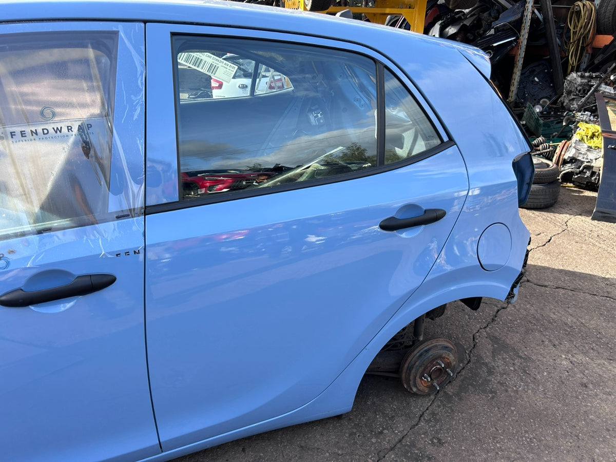 Kia Picanto 2017-2023 Genuine Complete Passenger Side Rear Door Abb Alice Blue - photo 1 of 7