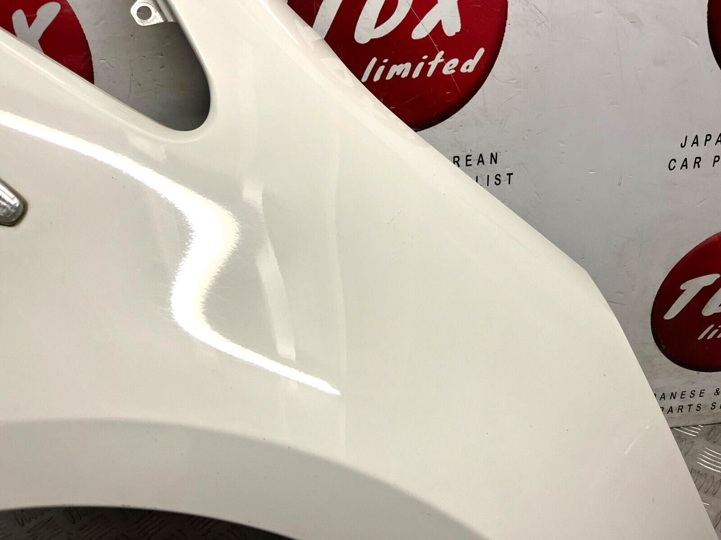 KIA RIO UB MK3 2012-2017 GENUINE DRIVER WING FENDER UD CLEAR WHITE COLLECTION