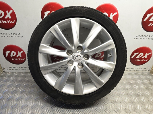 LEXUS IS300H MK3 17" INCH 2014-2020 GENUINE ALLOY WHEEL 6.56MM TREAD 225/45/17