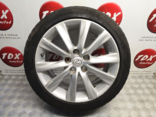 LEXUS IS300H MK3 17" INCH 2014-2020 GENUINE ALLOY WHEEL 4.6MM TREAD 225/45/17