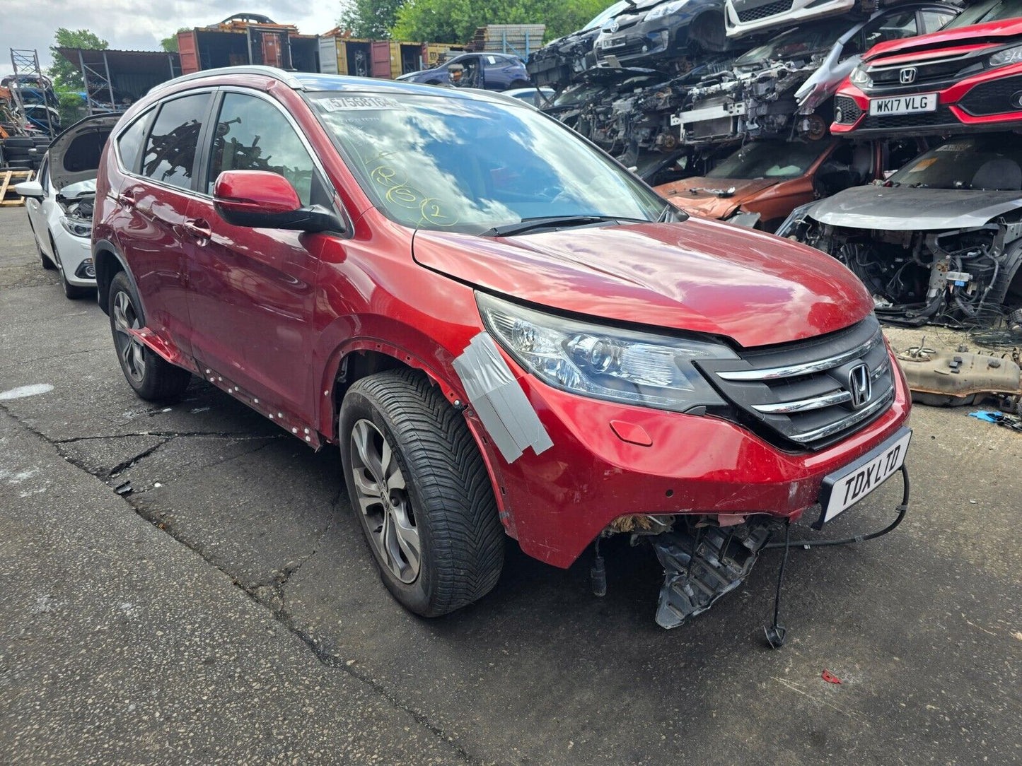 2013 HONDA CR-V EX MK4 (RE58) 2.0 PETROL 4X4 5 SPEED AUTOMATIC FOR PARTS SPARES