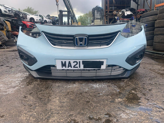 HONDA JAZZ CROSS STAR 2020-2023 GENUINE COMPLETE FRONT BUMPER BLUE COLLECTION