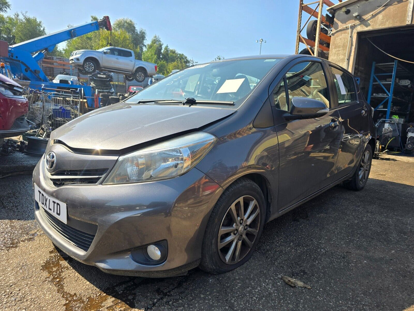 2014 TOYOTA YARIS MK3 ICON PLUS 1.4 DIESEL 6 SPEED MANUAL FOR PARTS AND SPARES