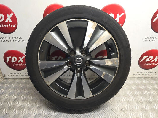 NISSAN PULSAR 2014-2018 17" INCH DIAMOND CUT ALLOY WHEEL 5.49MM 205/50/17 3NA3A