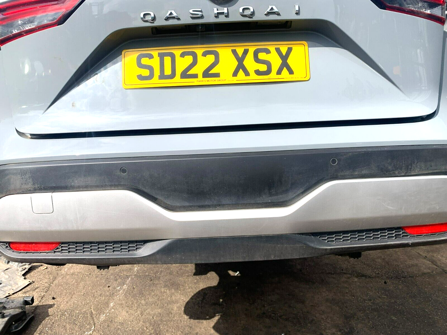 NISSAN QASHQAI J12 2021-2024 GENUINE COMPLETE REAR BUMPER KBY GREY COLLECTION