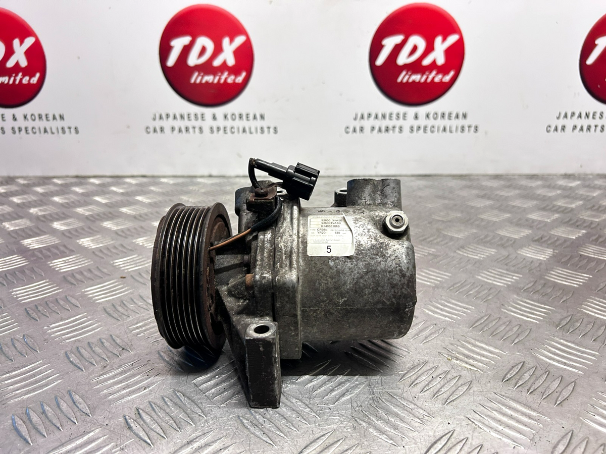Nissan Micra K13 MK4 2010-2016 1.2 HR12DE Genuine AC Compressor Pump 92600 3VA5B - photo 1 of 8