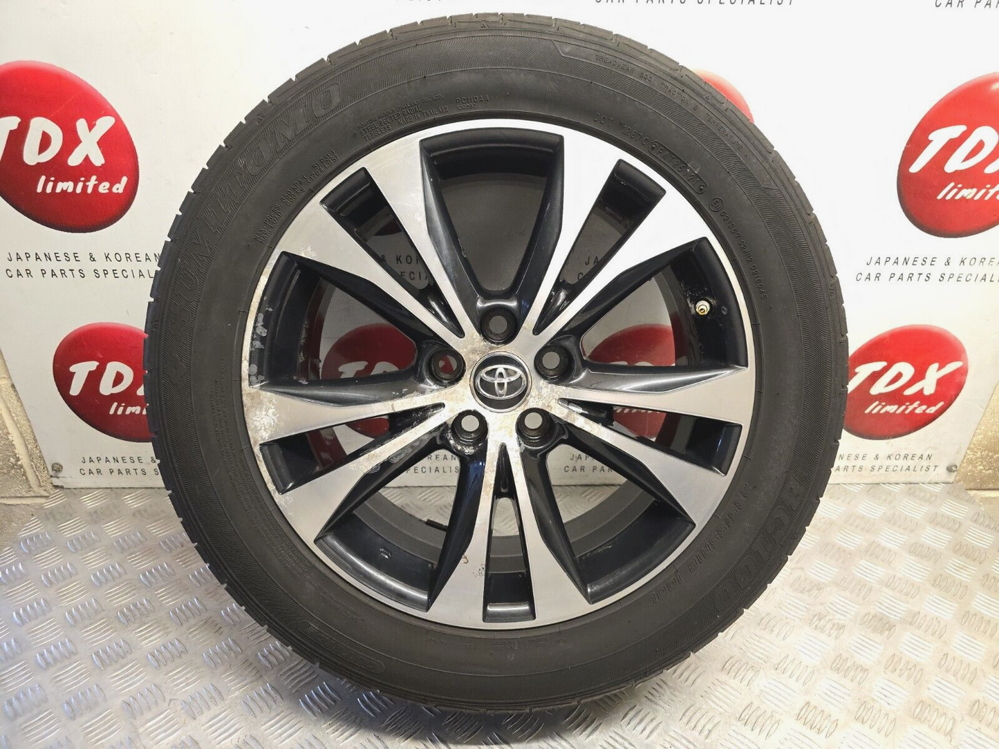 TOYOTA RAV4 MK4 18" INCH 2012-2018 DIAMOND CUT ALLOY WHEEL 5.8MM TYRE 235/55/18