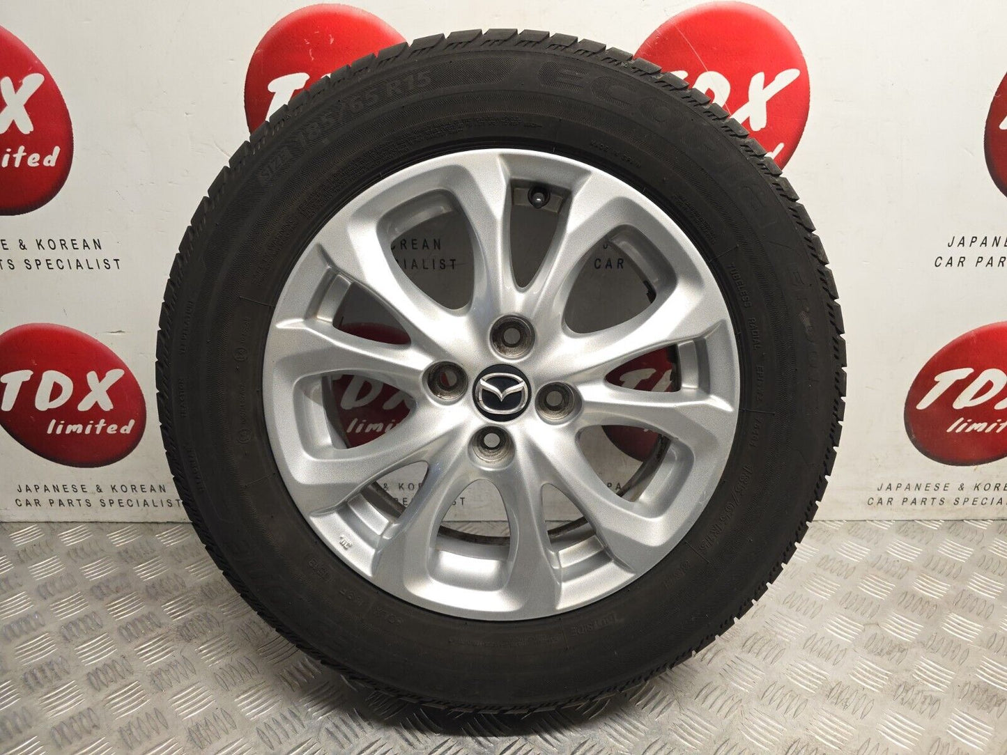 MAZDA 2 DJ MK3 15" 2015-2021 GENUINE ALLOY WHEEL 6.1MM TYRE 185/65/15 9965395550