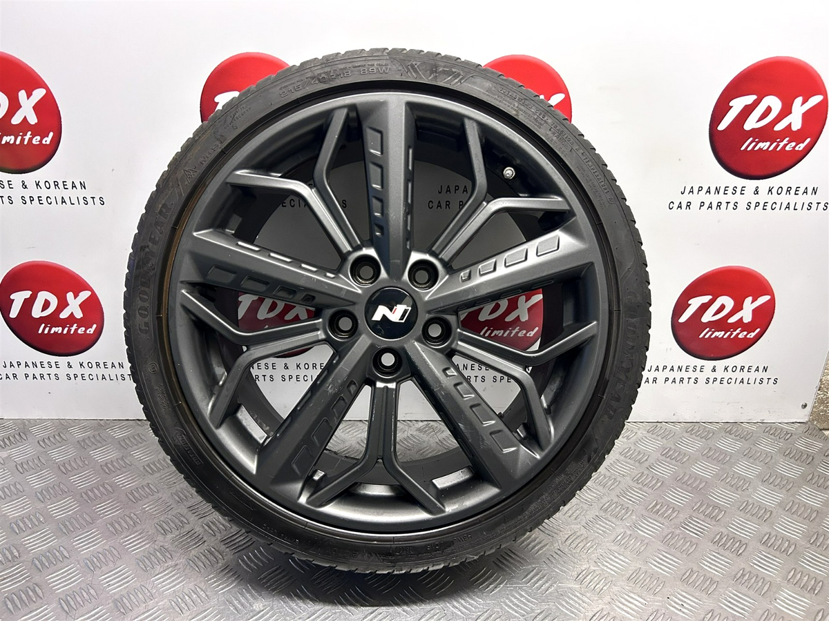 Hyundai i20N BC3 MK3 2021-2024 Genuine 18" Alloy Wheel + 3.1 Mm Tyre 52910-C0000 - photo 1 of 16