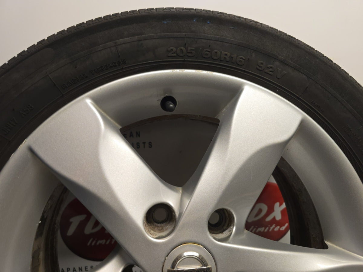 Nissan Qashqai J10 MK1 2007-2013 Genuine 16" Alloy Wheel 205/60R16 - photo 5 of 9