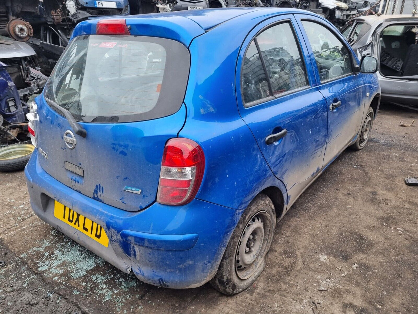 2011 NISSAN MICRA VISIA MK4 K13 1.2 PETROL 5 SPEED MANUAL FOR PARTS & SPARES