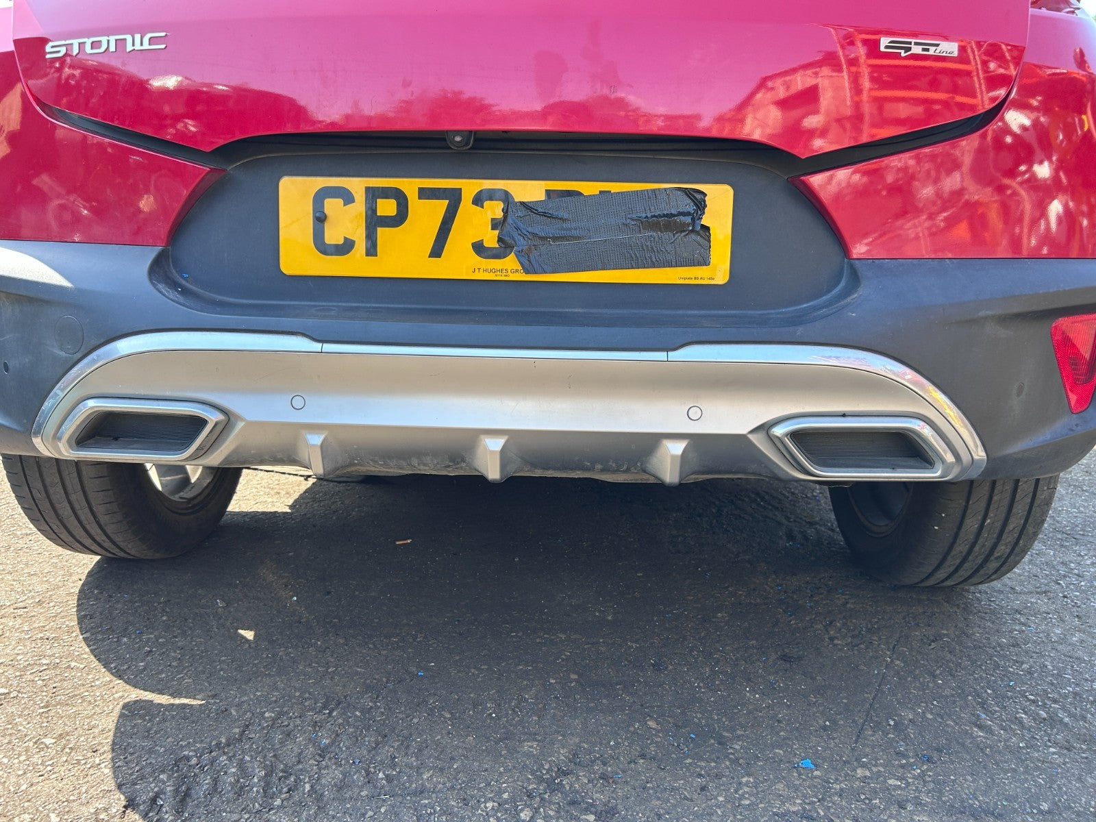 Kia Stonic GT-Line Facelift 2021-2025 Genuine Rear Bumper Complete Red (beg) - photo 10 of 10