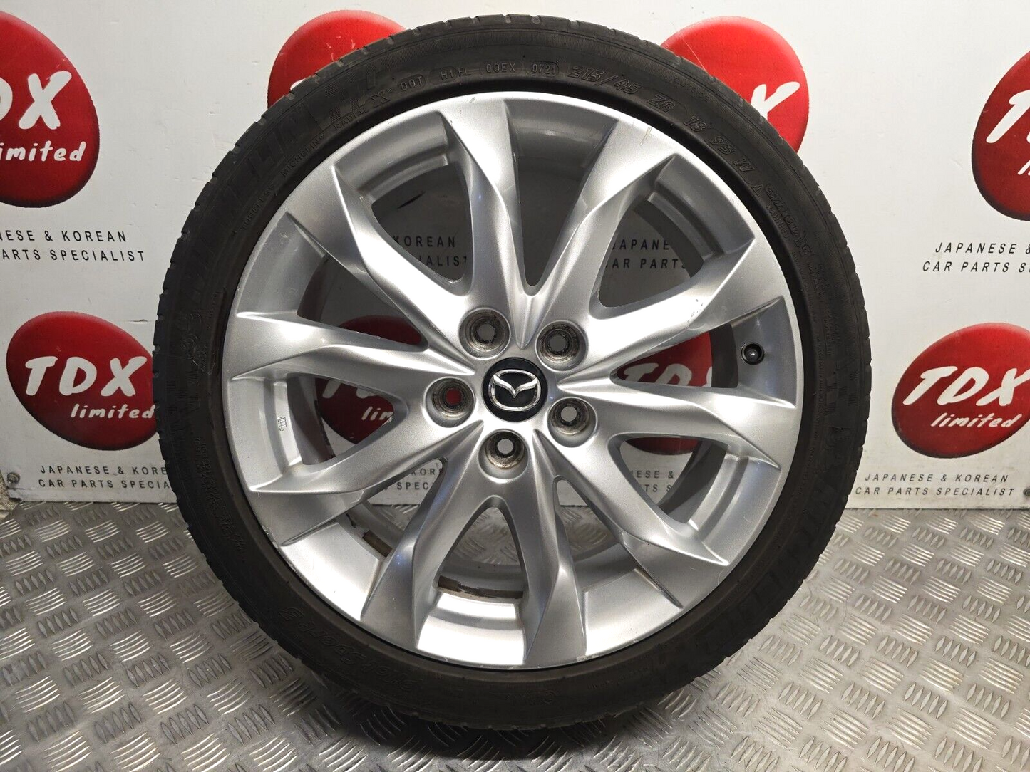 MAZDA 3 MK3 2014-2014 18" INCH GENUINE ALLOY WHEEL 3.96MM 215/45/18 9965227080