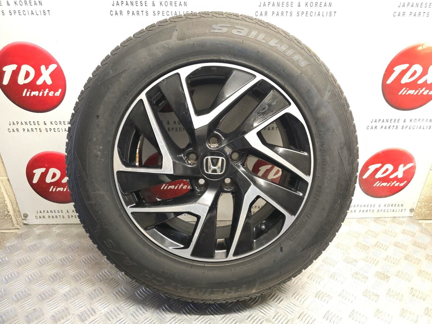 HONDA CR-V MK4 2013-2018 17" INCH ALLOY WHEEL SET + TYRES 225/65/17 T1W17070A