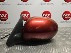 Nissan Juke Pre-facelift 2010-2014 Genuine Passenger Side Wing Mirror Nah Red - photo 1 of 11