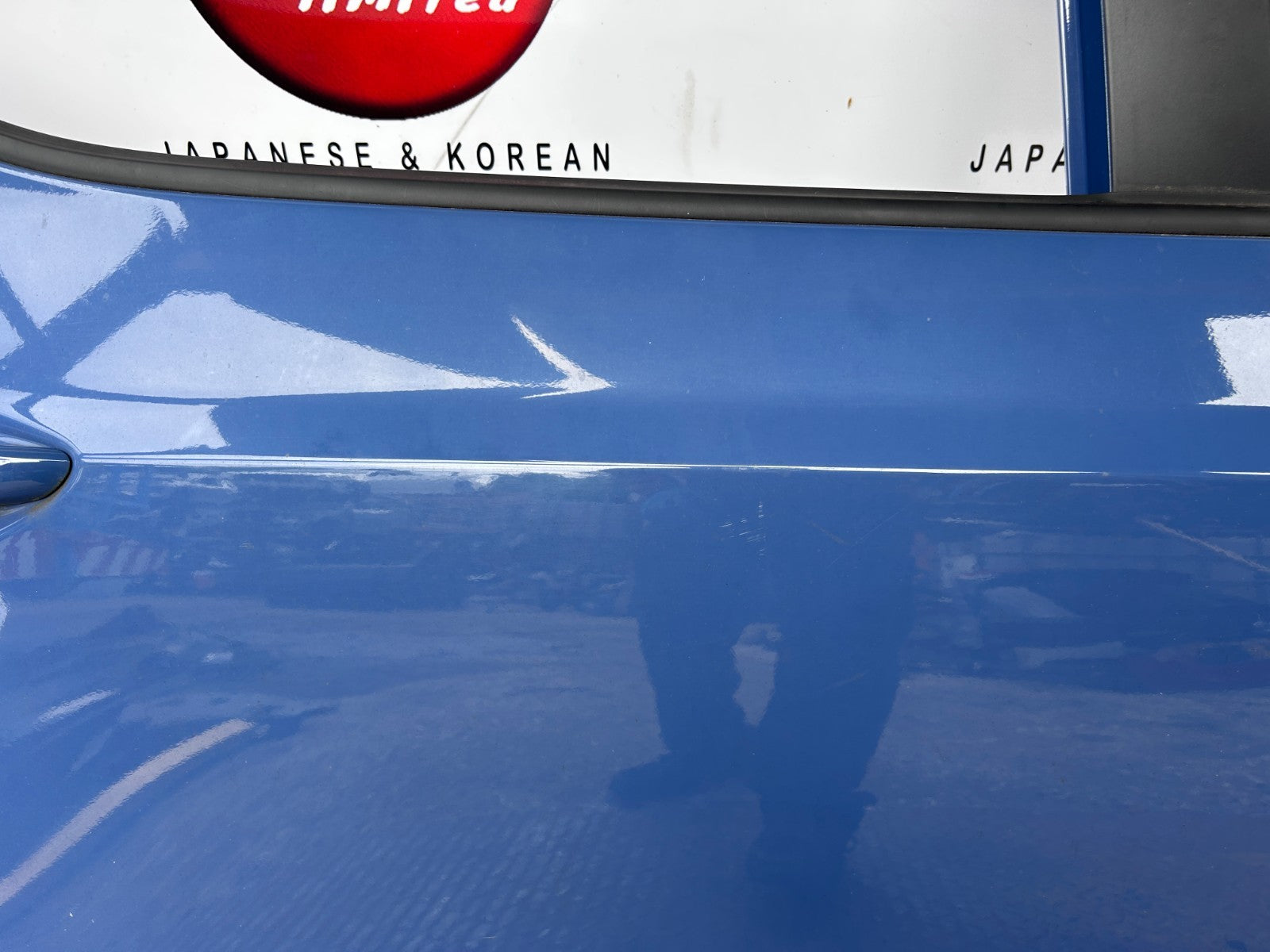 Hyundai I10 Mk2 2014-2020 Genuine Driver Side Rear Door Shell Blue (X3U) 4