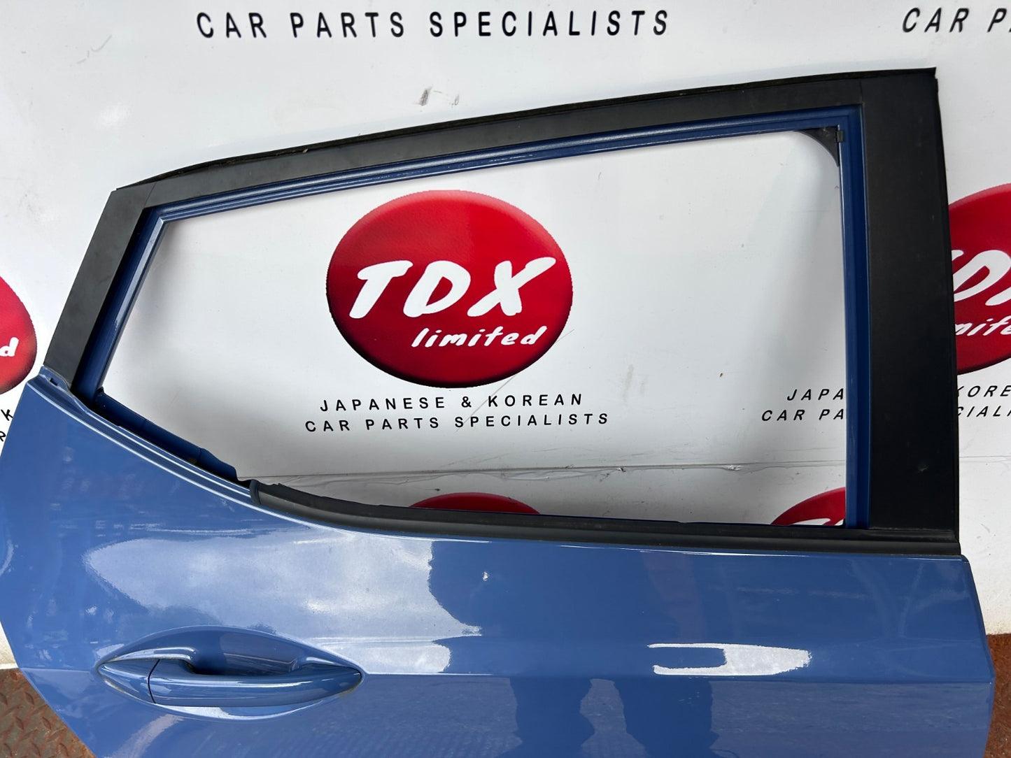 Hyundai I10 Mk2 2014-2020 Genuine Driver Side Rear Door Shell Blue (X3U) 7