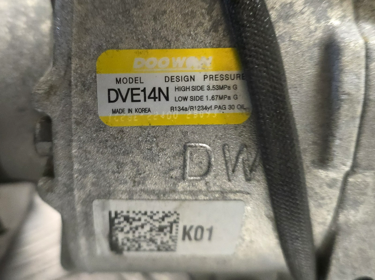 Hyundai Kona N 2021-2023 2.0 Petrol Turbo Genuine Air Conditioning Pump DV14N - photo 4 of 9