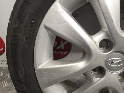 HYUNDAI I20 PB 2008-2014 15" INCH GENUINE ALLOY WHEEL 7MM 185/60/15 52910-1J805