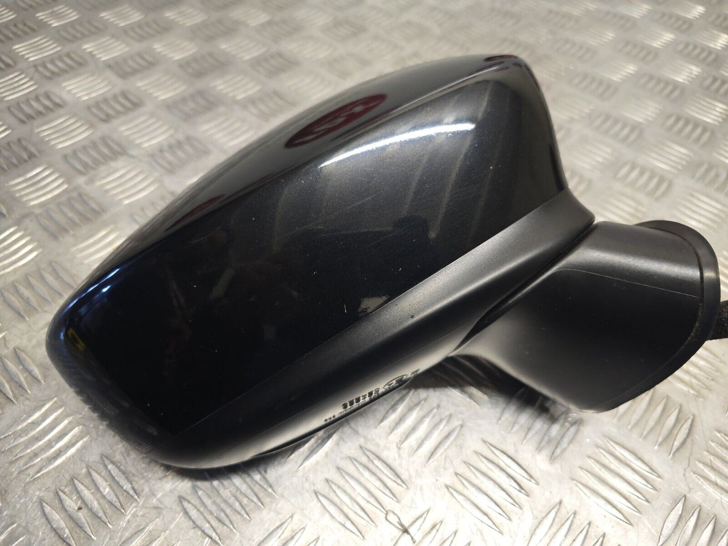 MAZDA 3 (BM) MK3 2014-2016 GENUINE DRIVERS SIDE POWER FOLD WING MIRROR 42W BLACK