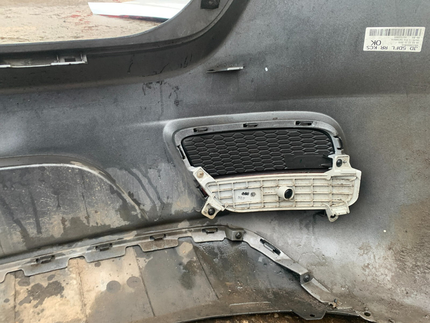 KIA CEED MK2 2015-2019 FACELIFT GENUINE REAR BUMPER SILVER