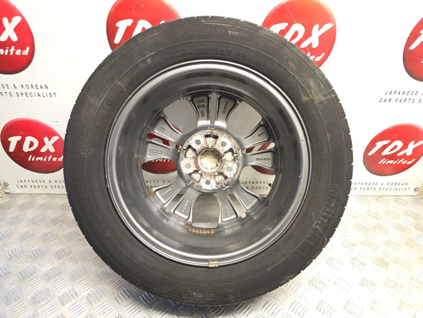 KIA VENGA 2010-2019 16" DIAMOND CUT ALLOY WHEEL 5.3MM TYRE 205/55/16 52910-1P650