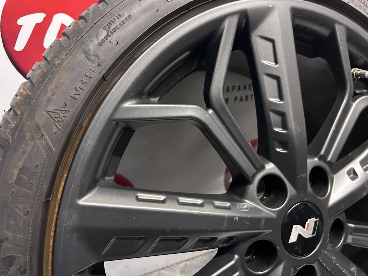 Hyundai i20N BC3 MK3 2021-2024 Genuine 18" Alloy Wheel + 3.1 Mm Tyre 52910-C0000 - photo 6 of 16