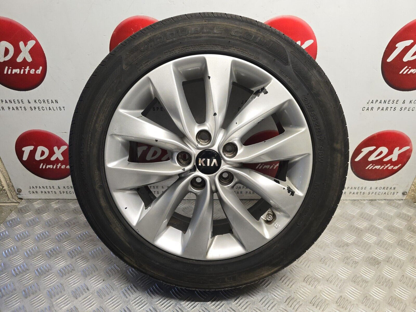 KIA OPTIMA JF 2016-2019 17" INCH ALLOY WHEEL 6.92MM TYRE 215/55/17 52910-D4250