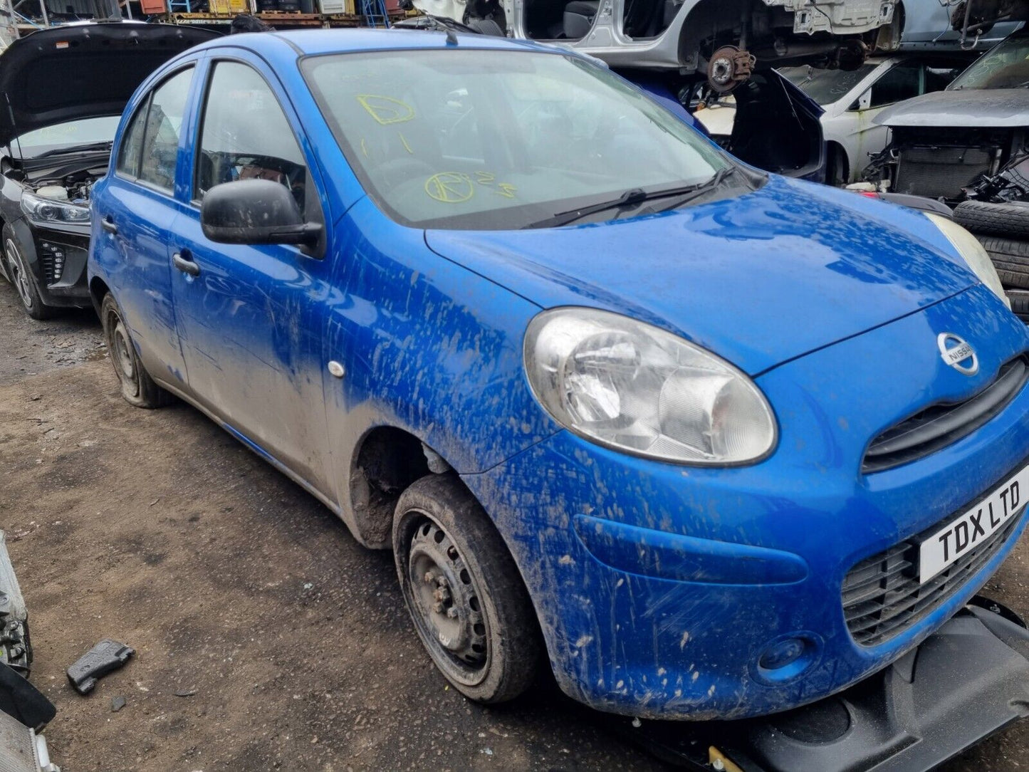 2011 NISSAN MICRA VISIA MK4 K13 1.2 PETROL 5 SPEED MANUAL FOR PARTS & SPARES