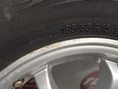 TOYOTA PRIUS MK4 2016-2021 15" INCH GENUINE ALLOY WHEEL 3.8MM TYRE 195/65/15