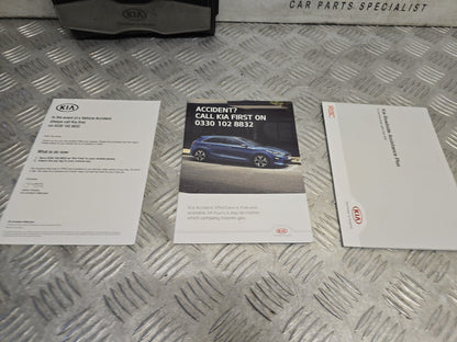 KIA VENGA (YN) 2015-2019 GENUINE OWNERS MANUAL HANDBOOK PACK WALLET BOOK