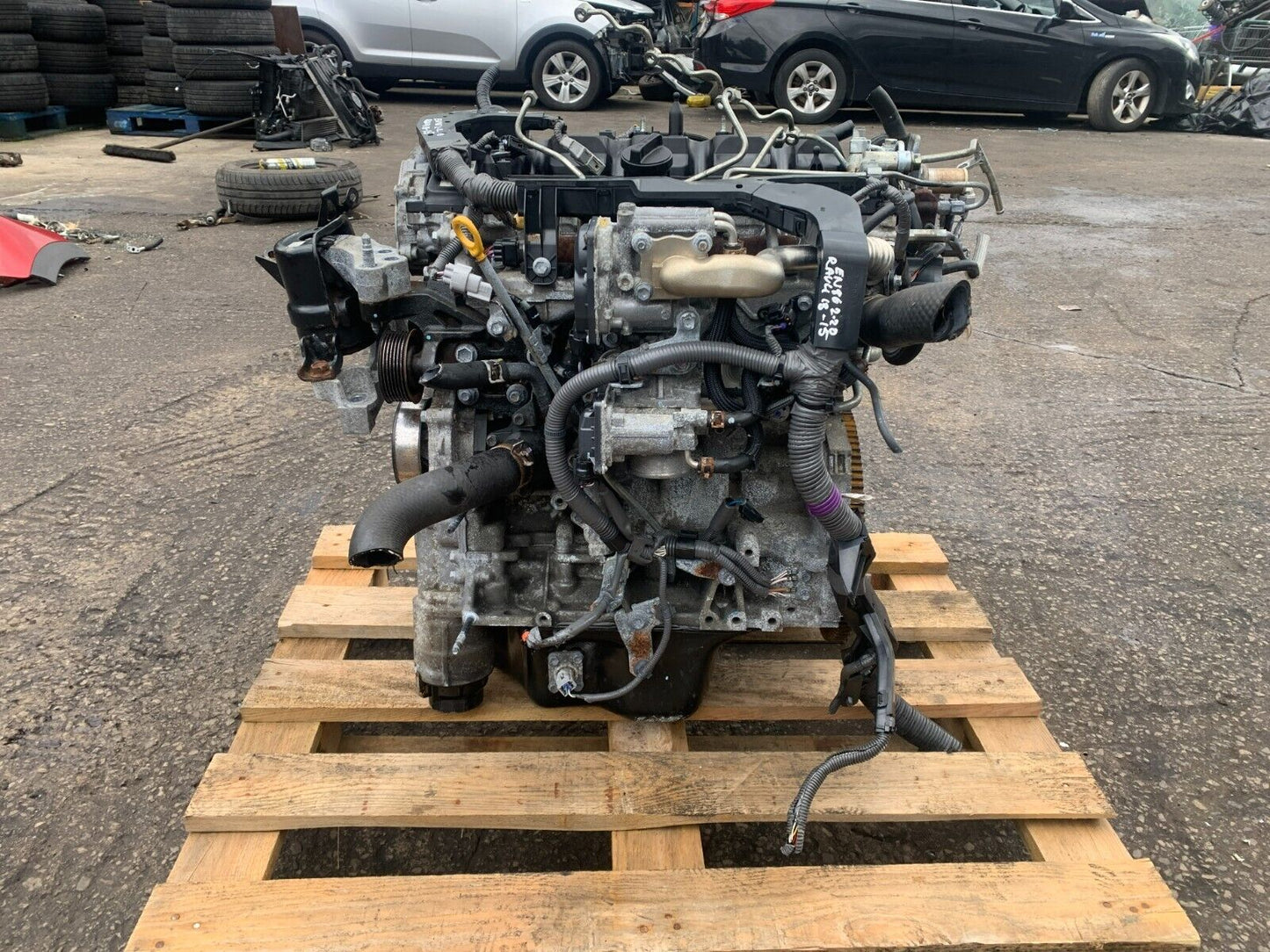 TOYOTA RAV4 MK4 2013-2015 2.2 DIESEL D-4D 2AD-FHV BARE ENGINE 56,00 MILES