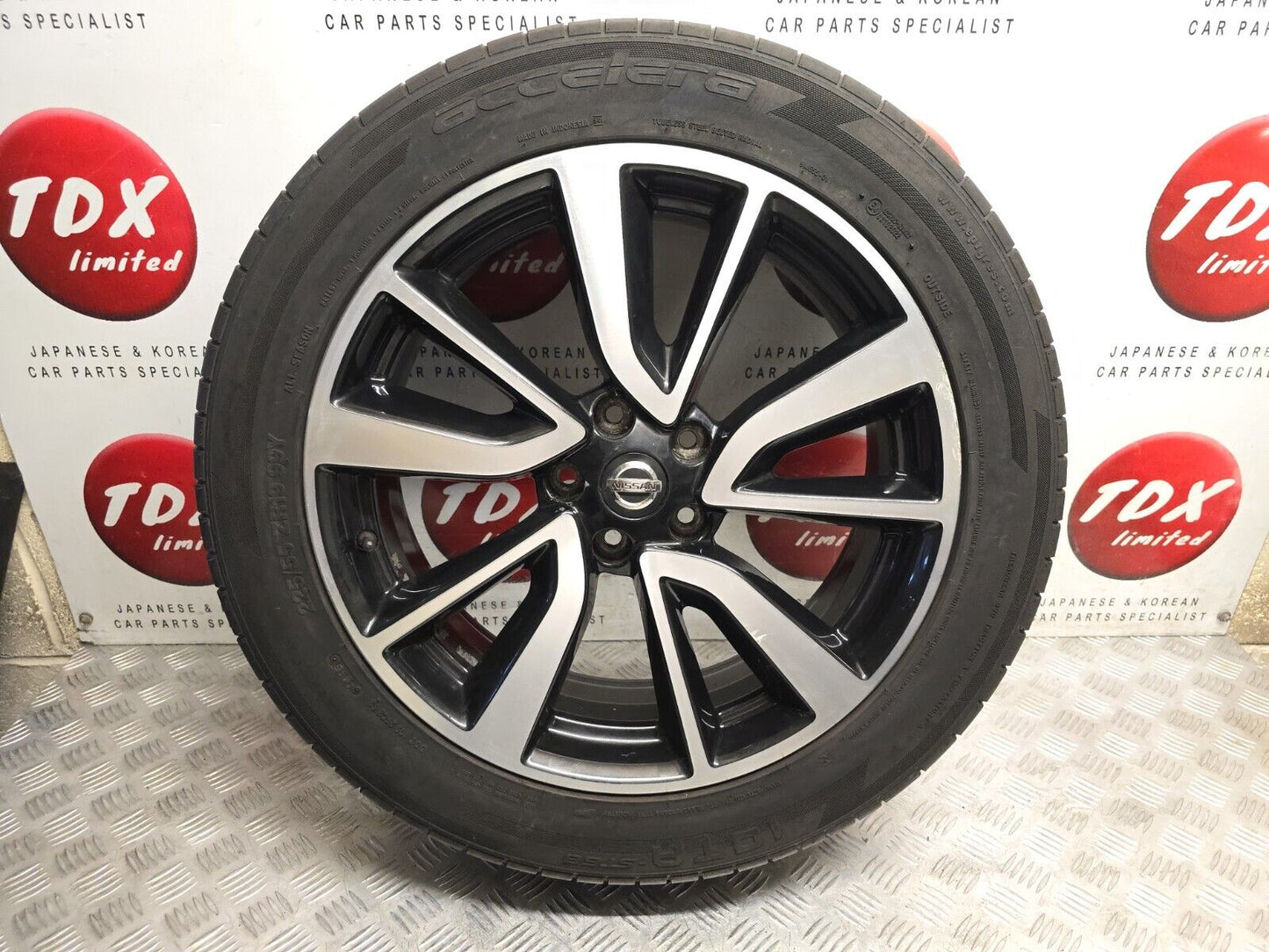 NISSAN QASHQAI J11 19" INCH 2014-2021 GENUINE ALLOY WHEEL 5.52MM 225/55/19 4ES3A