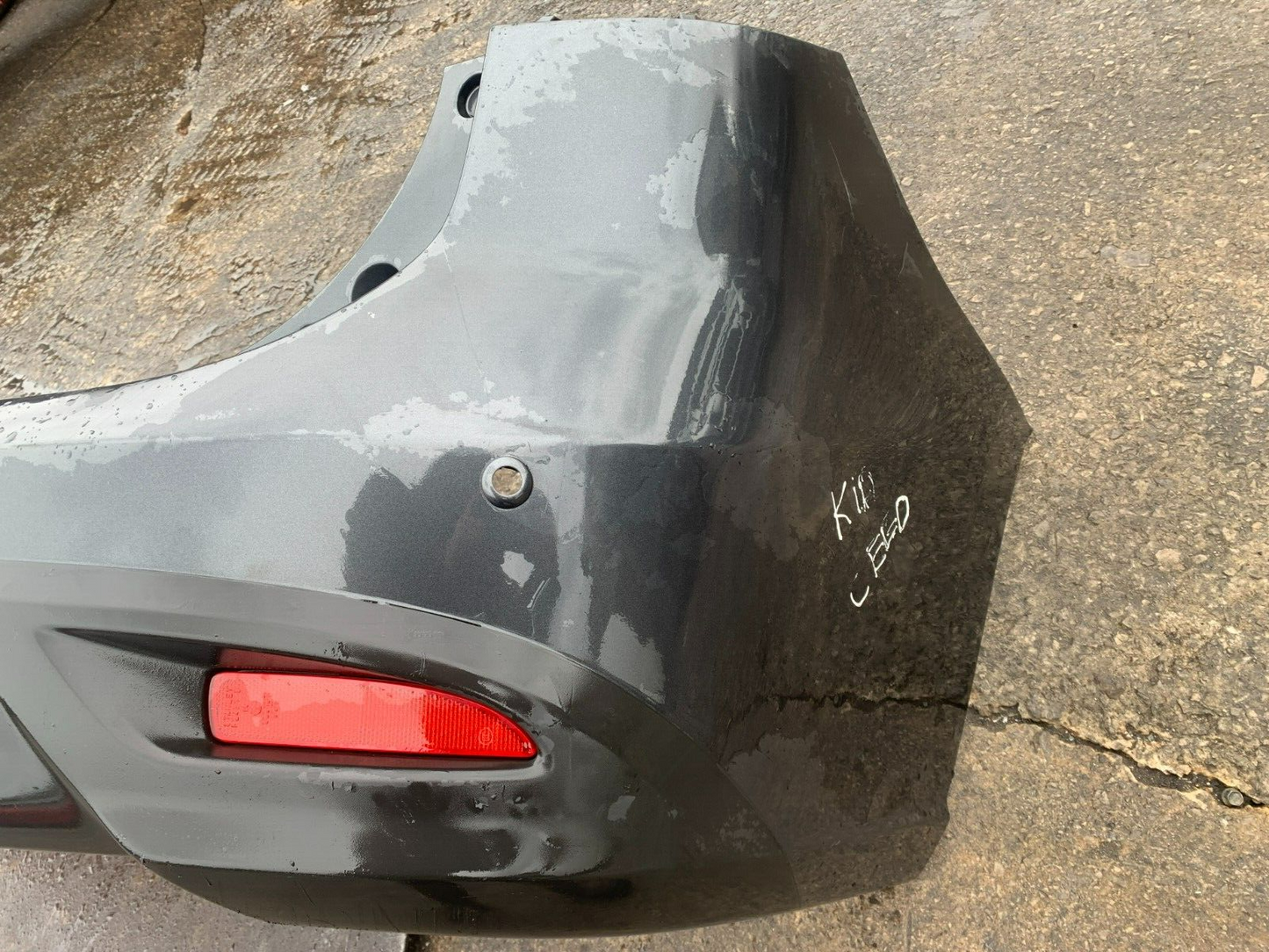 MAZDA 6 ESTATE 2013-2016 GENUINE REAR BUMPER 42A METEOR GREY PERL COLLECTION
